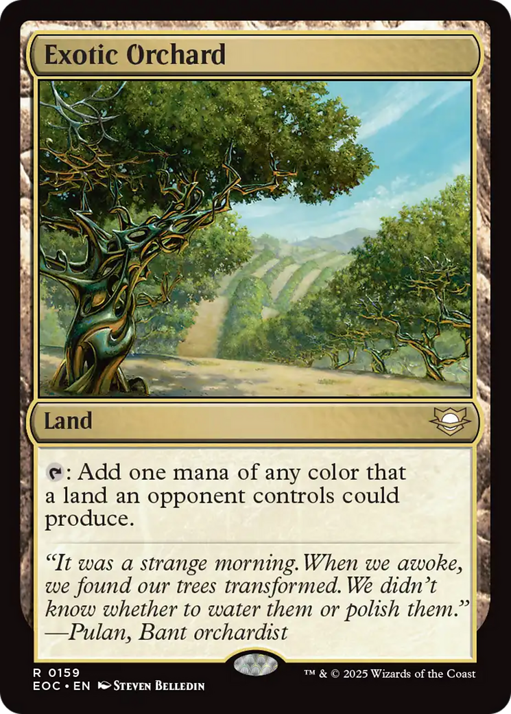 Exotic Orchard [Edge of Eternities Commander] | Total Play
