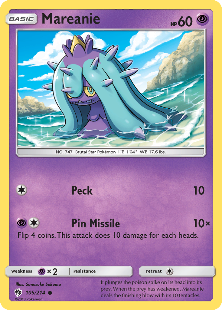 Mareanie (105/214) [Sun & Moon: Lost Thunder] | Total Play