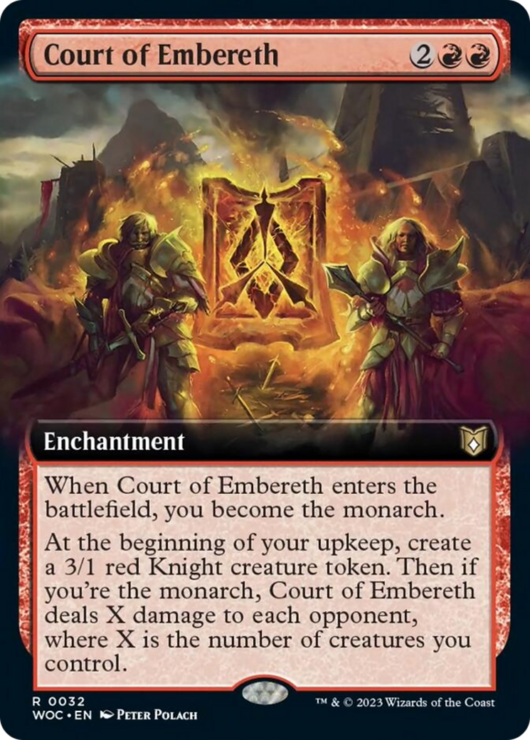 Court of Embereth (Extended Art) [Wilds of Eldraine Commander] | Total Play