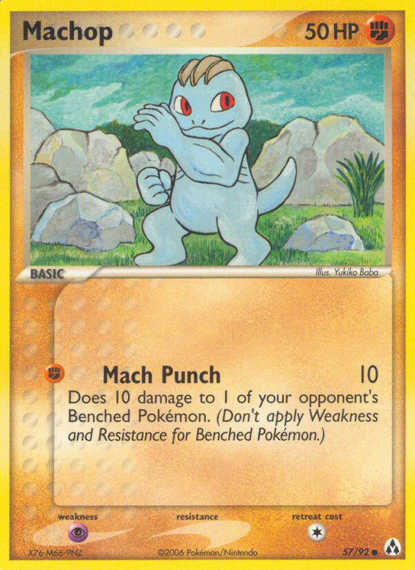 Machop (57/92) [EX: Legend Maker] | Total Play