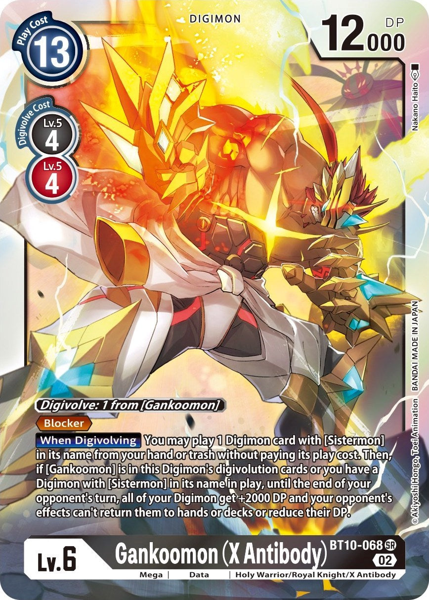 Gankoomon (X Antibody) [BT10-068] [Xros Encounter] | Total Play