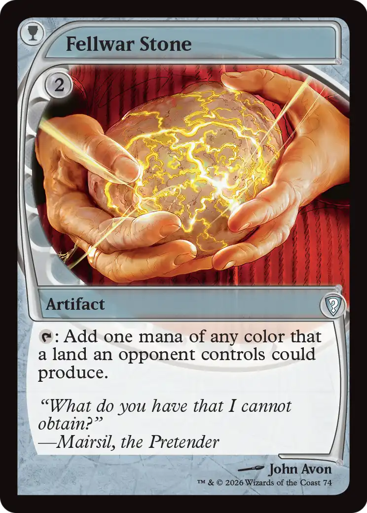 Fellwar Stone (Future Sight) [Mystery Booster: Commander Edition] | Total Play