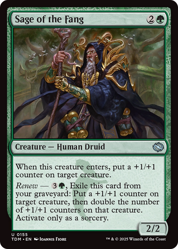 Sage of the Fang [Tarkir: Dragonstorm] | Total Play