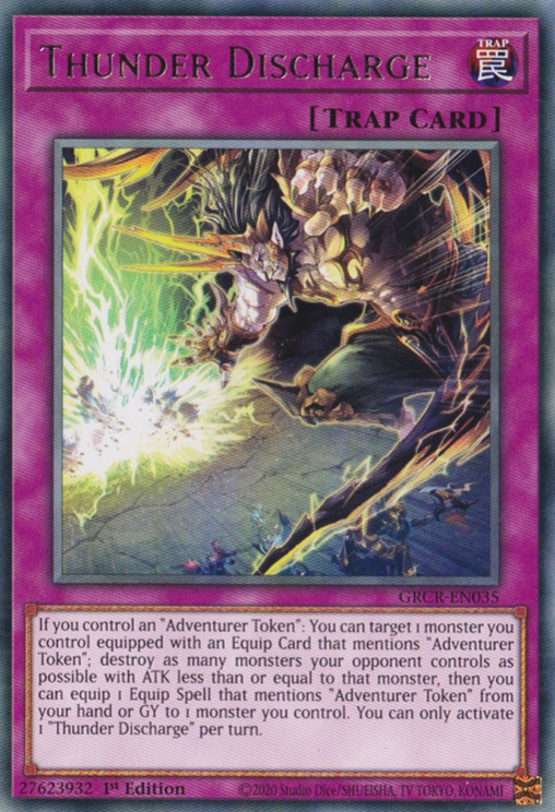Thunder Discharge [GRCR-EN035] Rare | Total Play