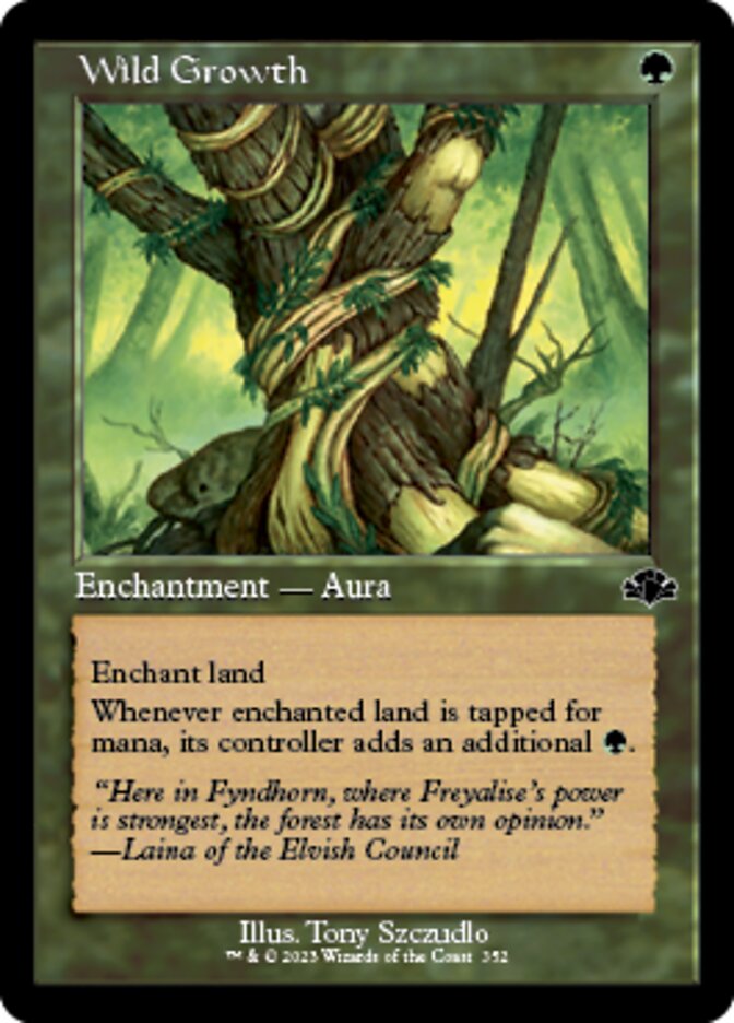 Wild Growth (Retro) [Dominaria Remastered] | Total Play