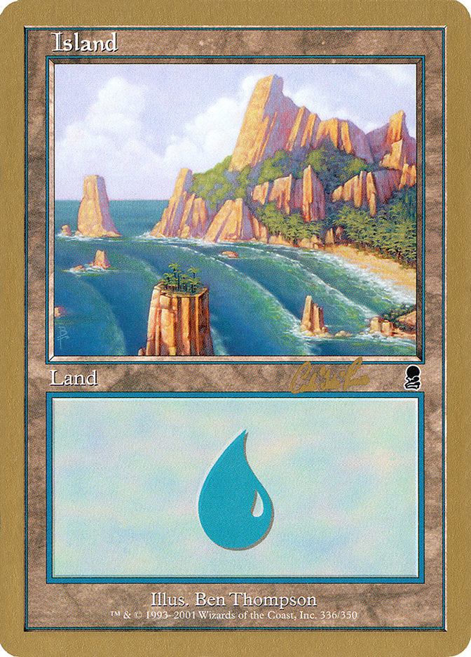 Island (cr336) (Carlos Romao) [World Championship Decks 2002] | Total Play