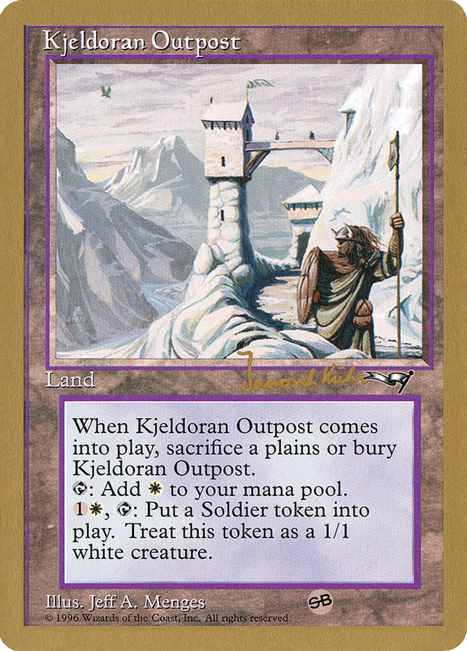 Kjeldoran Outpost (Janosch Kuhn) [World Championship Decks 1997] | Total Play