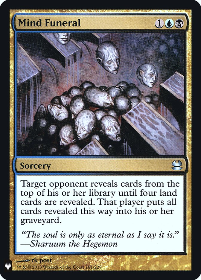 Mind Funeral [Mystery Booster] | Total Play