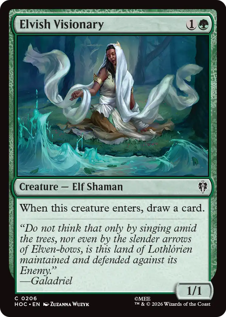 Elvish Visionary [The Hobbit: Eternal-Legal] | Total Play