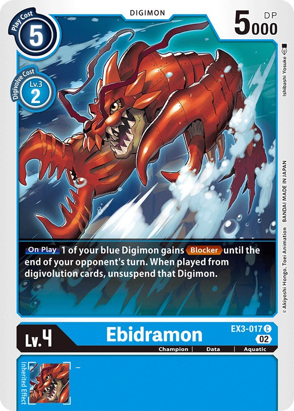 Ebidramon [EX3-017] [Draconic Roar] | Total Play