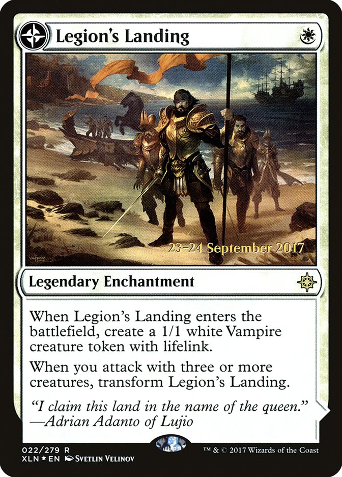 Legion's Landing // Adanto, the First Fort [Ixalan Prerelease Promos] | Total Play