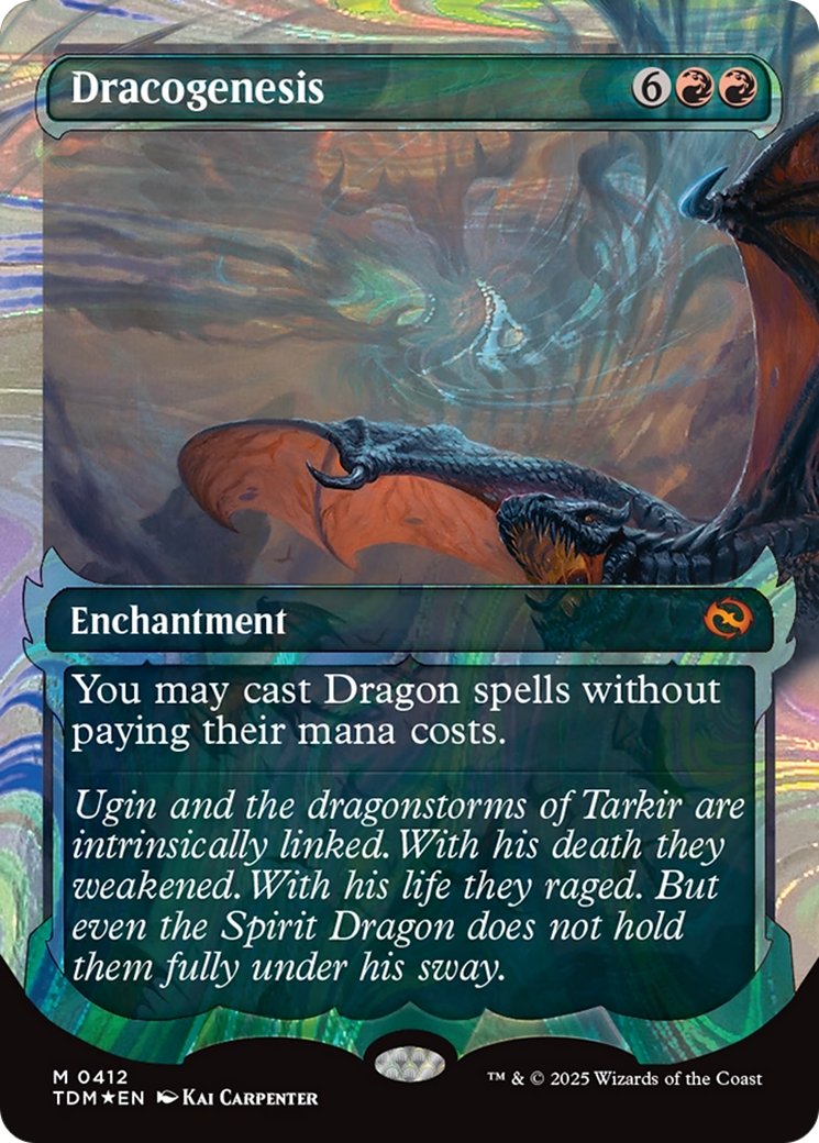 Dracogenesis (0412) (Showcase) (Halo Foil) [Tarkir: Dragonstorm] | Total Play