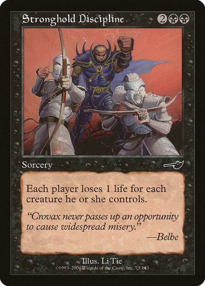 Stronghold Discipline [Nemesis] | Total Play