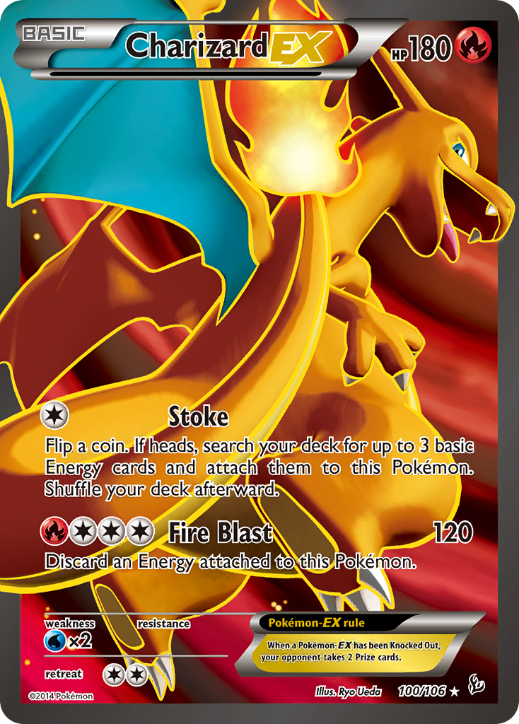 Charizard EX (100/106) [XY: Flashfire] | Total Play