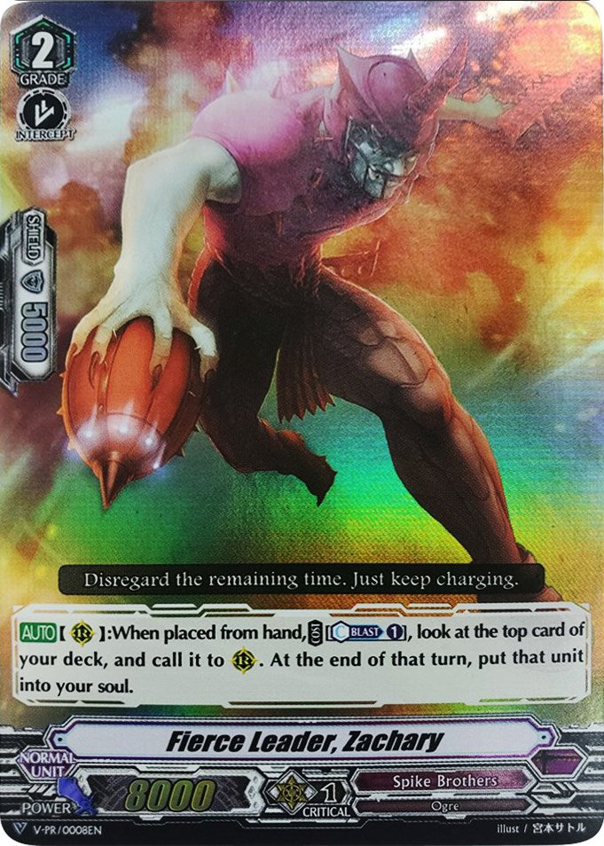 Fierce Leader, Zachary (V-PR/0008EN) [V Promo Cards] | Total Play