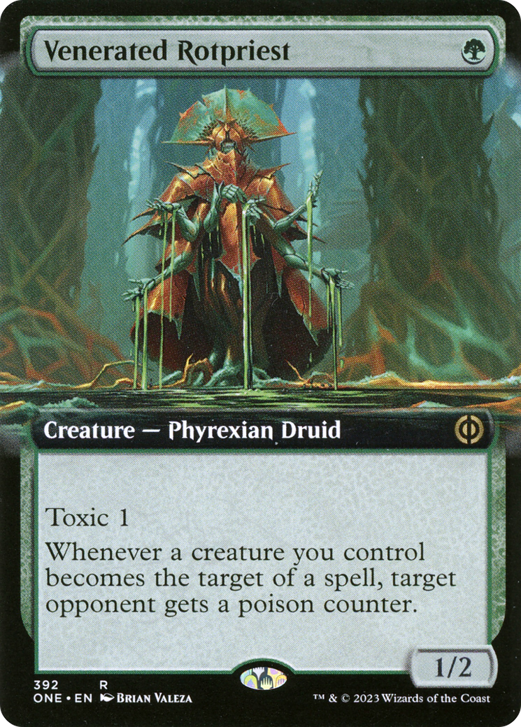 Venerated Rotpriest (Extended Art) [Phyrexia: All Will Be One] | Total Play
