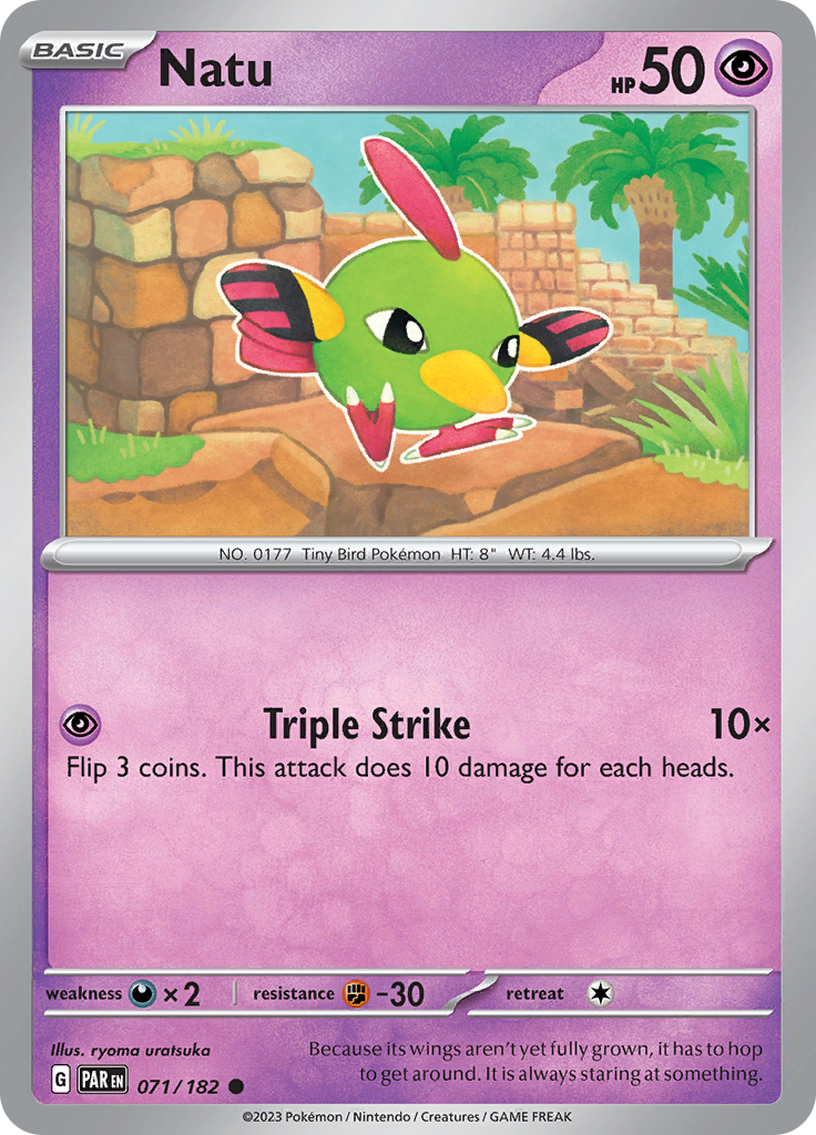 Natu (071/182) [Scarlet & Violet: Paradox Rift] | Total Play