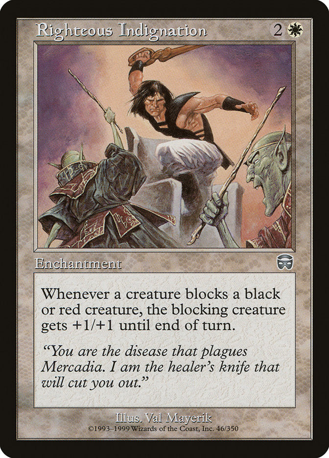 Righteous Indignation [Mercadian Masques] | Total Play