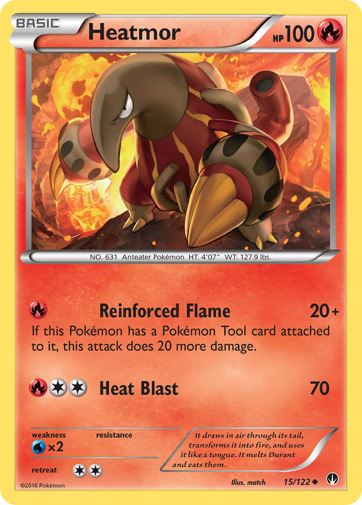Heatmor (15/122) [XY: BREAKpoint] | Total Play