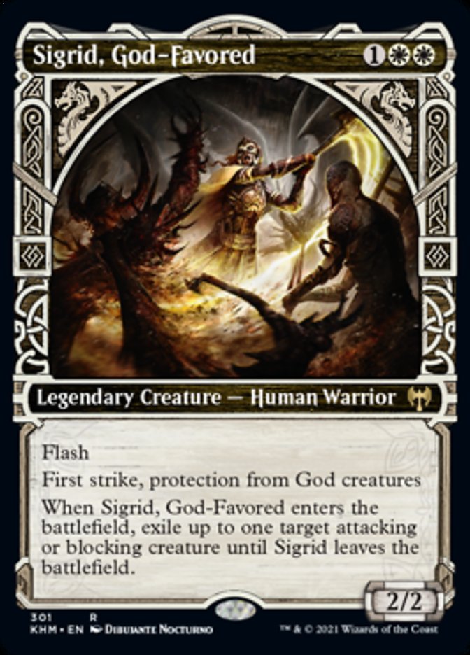 Sigrid, God-Favored (Showcase) [Kaldheim] | Total Play