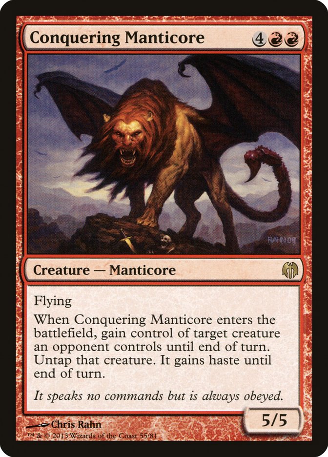 Conquering Manticore [Duel Decks: Heroes vs. Monsters] | Total Play