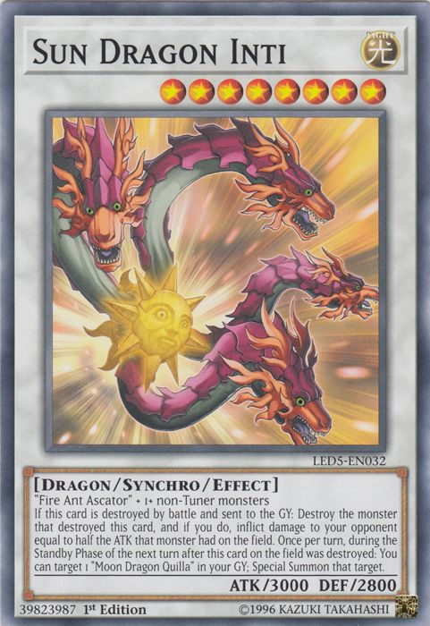 Sun Dragon Inti [LED5-EN032] Common | Total Play