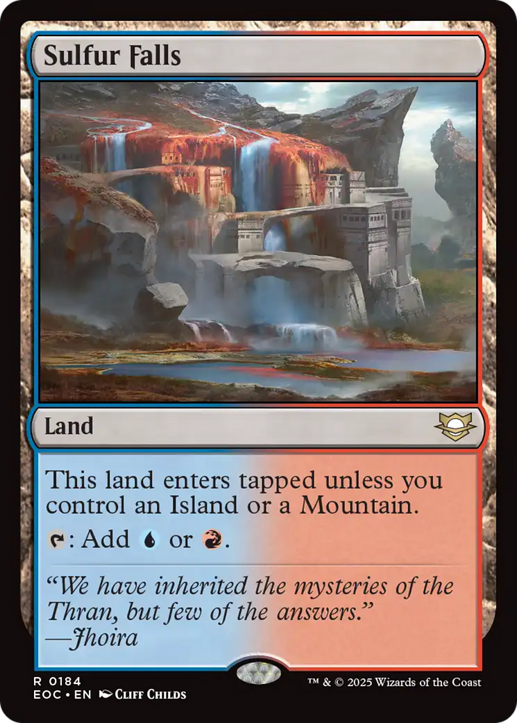Sulfur Falls [Edge of Eternities Commander] | Total Play