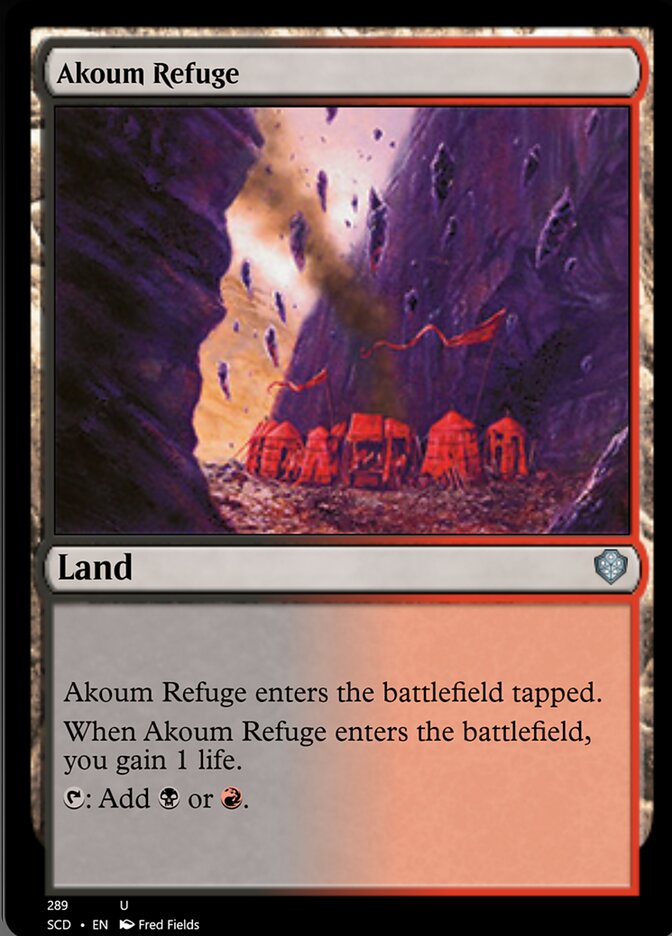 Akoum Refuge [Starter Commander Decks] | Total Play