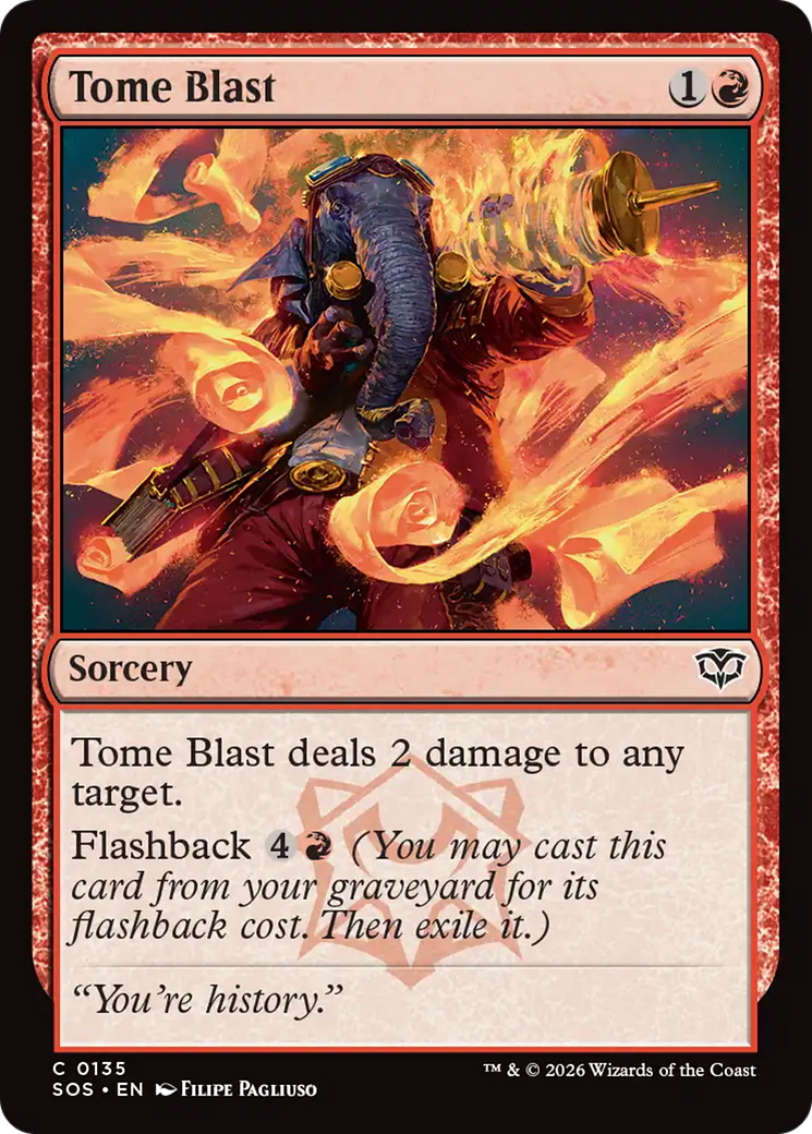 Tome Blast [Secrets of Strixhaven] | Total Play