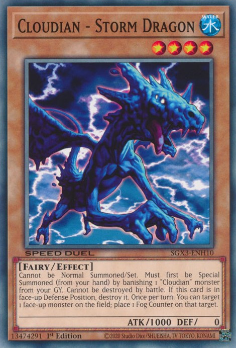 Cloudian - Storm Dragon [SGX3-ENH10] Common | Total Play