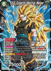 SS3 Gogeta, Martial Melee (Unison Warrior Series Tournament Pack Vol.3) (P-286) [Tournament Promotion Cards] | Total Play