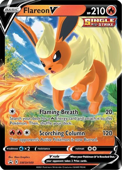 Flareon V (SWSH149) [Sword & Shield: Black Star Promos] | Total Play