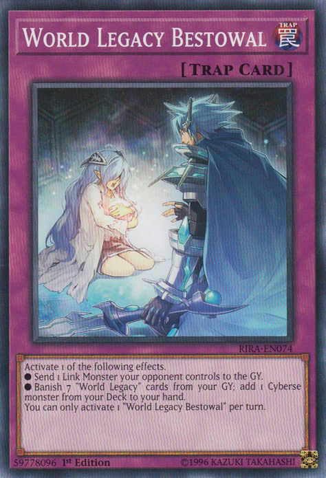 World Legacy Bestowal [RIRA-EN074] Common | Total Play