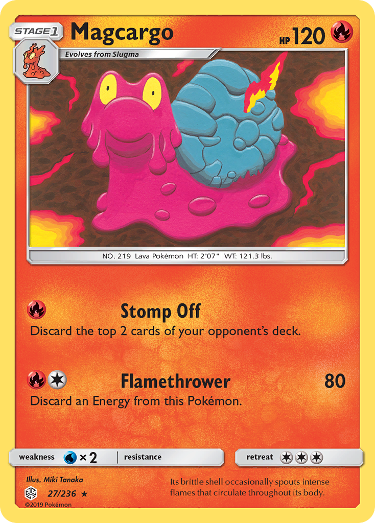 Magcargo (27/236) [Sun & Moon: Cosmic Eclipse] | Total Play