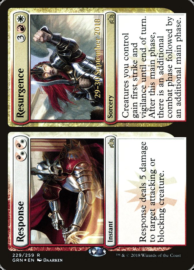 Response // Resurgence [Guilds of Ravnica Prerelease Promos] | Total Play