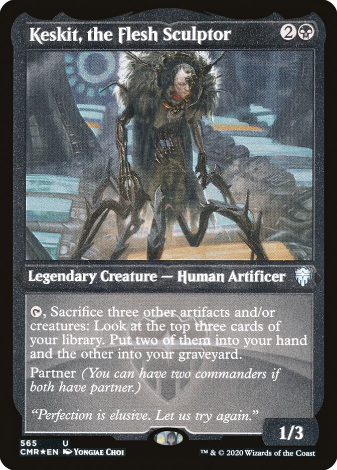 Keskit, the Flesh Sculptor (Etched) [Commander Legends] | Total Play