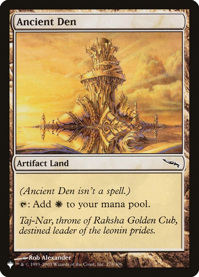 Ancient Den [The List] | Total Play