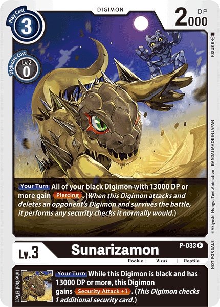 Sunarizamon [P-033] [Promotional Cards] | Total Play