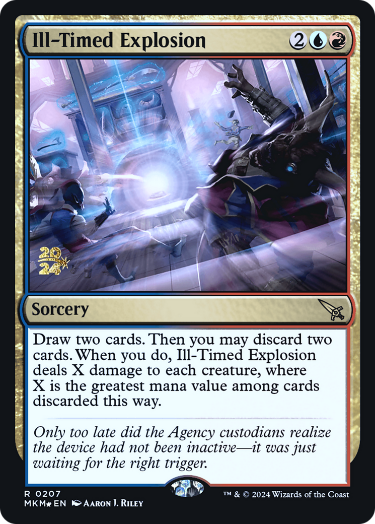 Ill-Timed Explosion [Murders at Karlov Manor Prerelease Promos] | Total Play