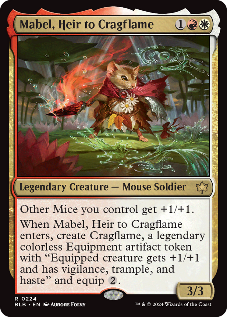 Mabel, Heir to Cragflame [Bloomburrow] | Total Play