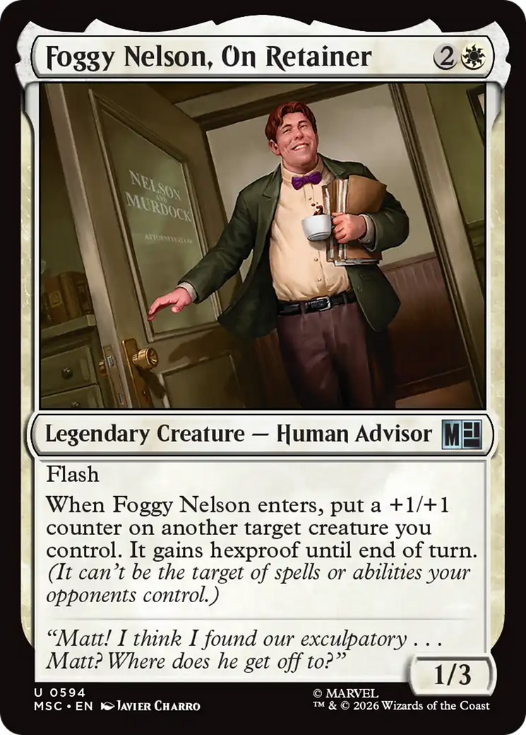 Foggy Nelson, On Retainer [Marvel Super Heroes Commander] | Total Play