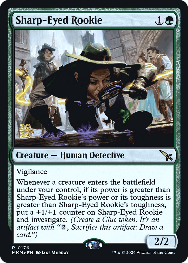 Sharp-Eyed Rookie [Murders at Karlov Manor Prerelease Promos] | Total Play