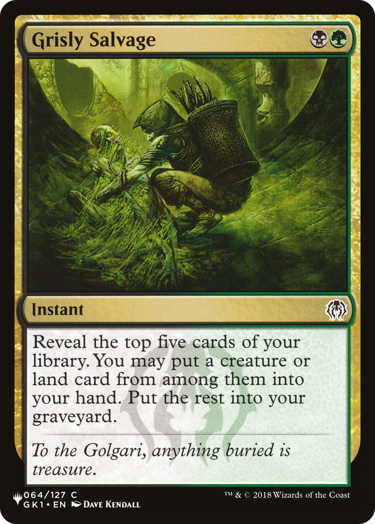 Grisly Salvage [The List] | Total Play