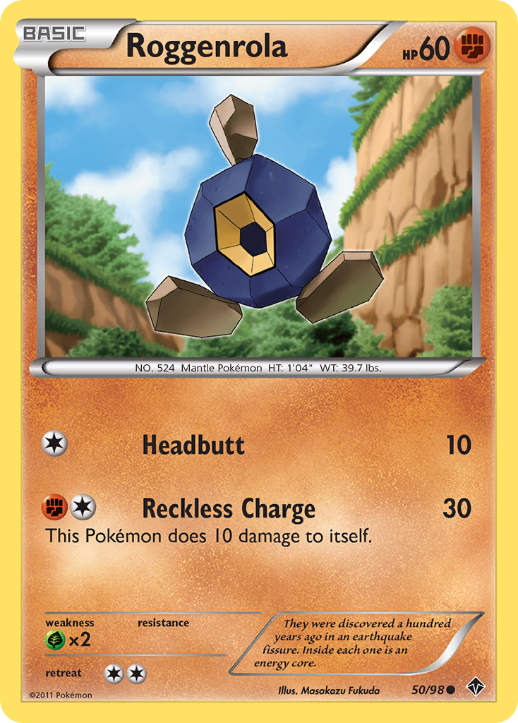 Roggenrola (50/98) [Black & White: Emerging Powers] | Total Play