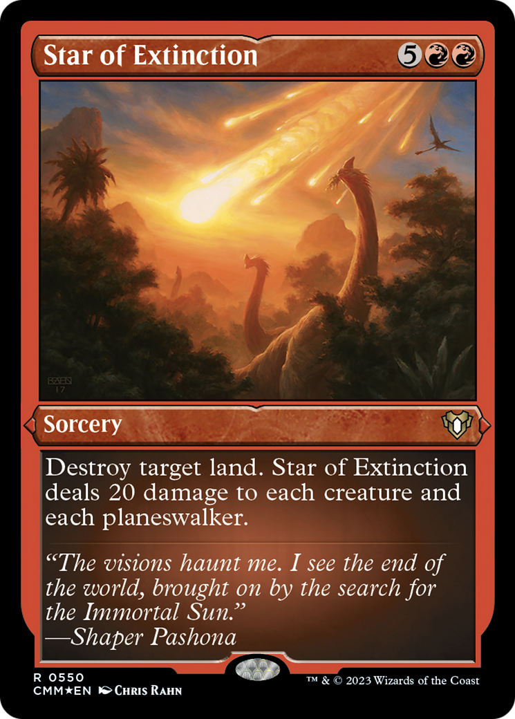 Star of Extinction (Foil Etched) [Commander Masters] | Total Play