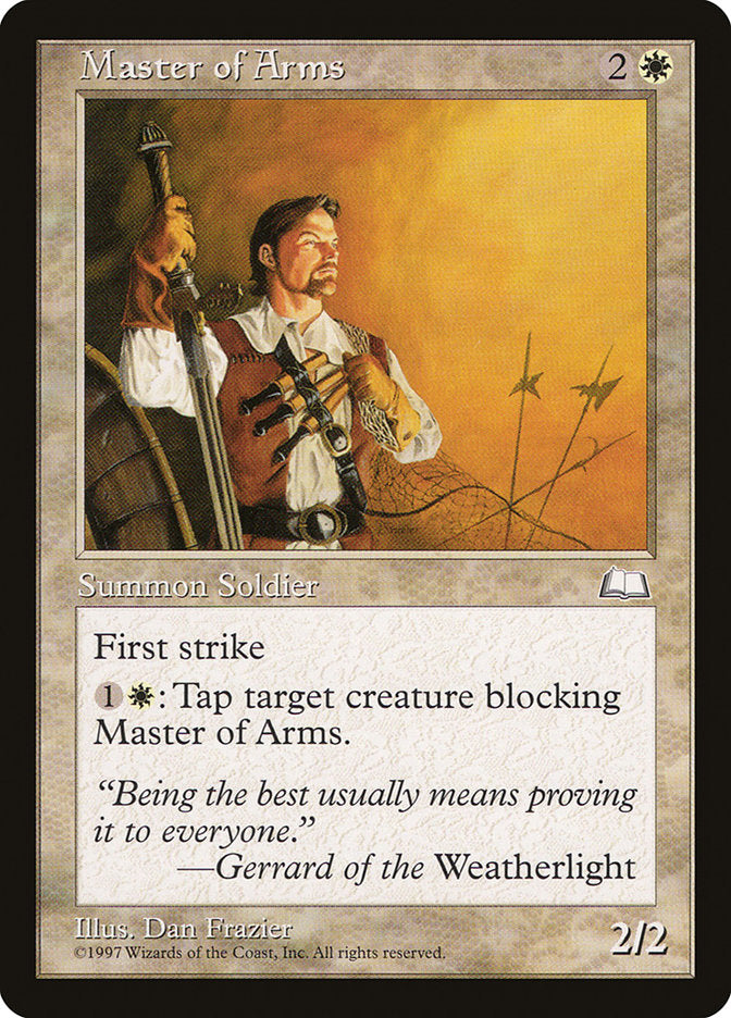 Master of Arms [Weatherlight] | Total Play