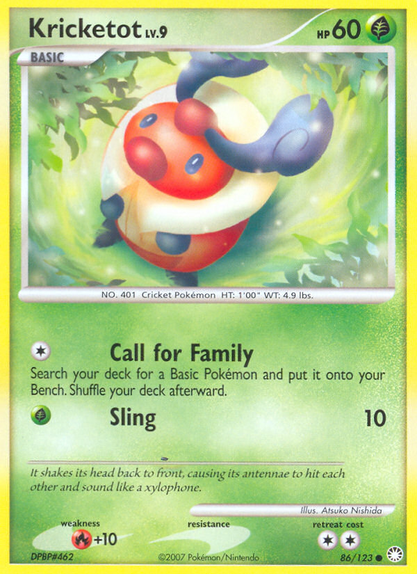 Kricketot (86/123) [Diamond & Pearl: Mysterious Treasures] | Total Play