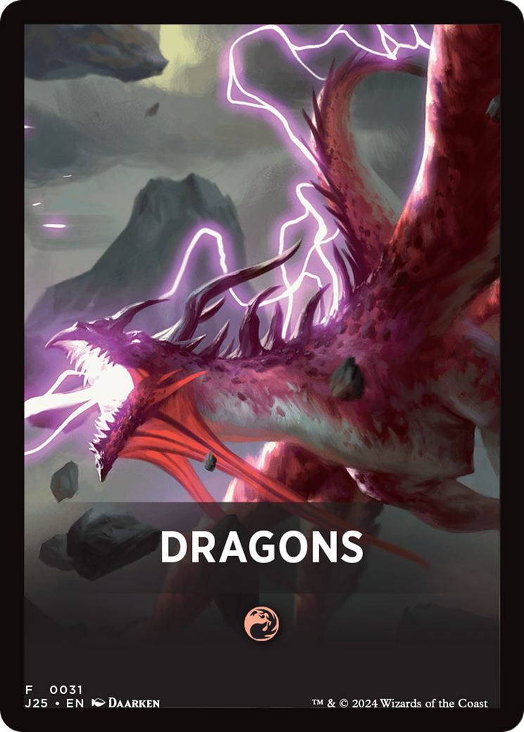 Dragons Theme Card [Foundations Jumpstart Front Cards] | Total Play