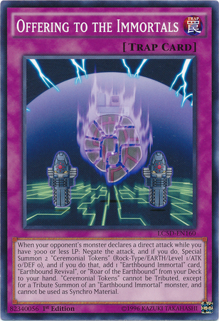 Offering to the Immortals [LC5D-EN160] Common | Total Play