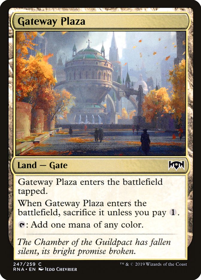 Gateway Plaza [Ravnica Allegiance] | Total Play